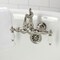 Kingston Brass CA1005T8 3-3/8" Tub Wall Mount Clawfoot Tub Faucet, Brushed Nickel CA1005T8 - alternate 2